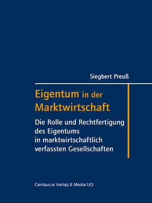 cover image of Eigentum in der Marktwirtschaft